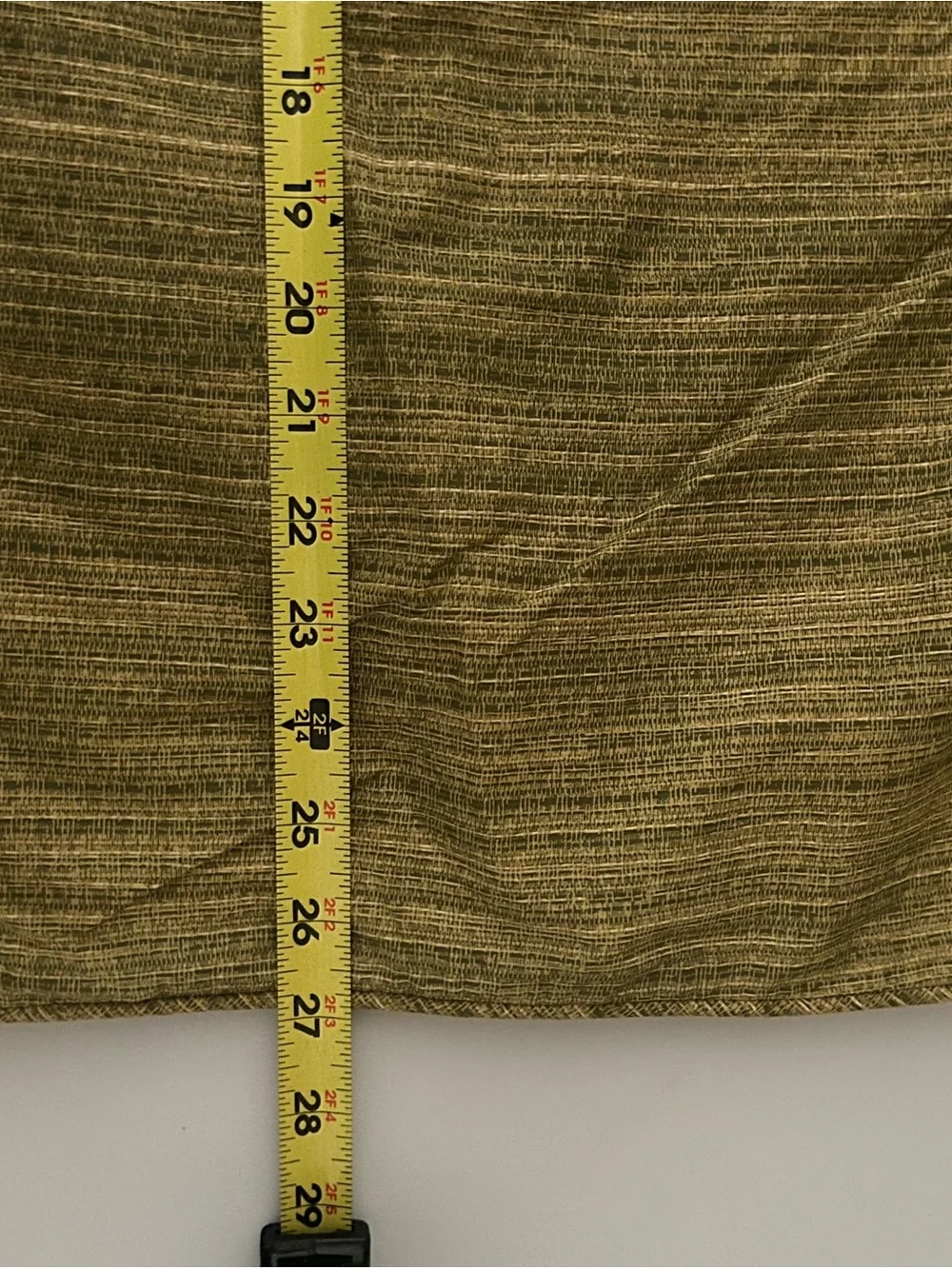 Charter Club Olive and Gold Quilted Textured 100% Cotton Pillow Cover Home Comfo